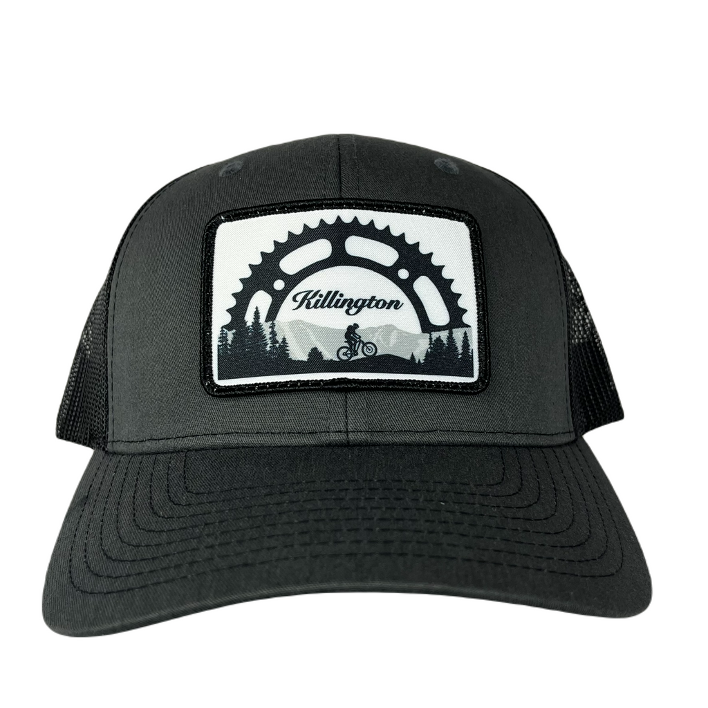 Killington 112 Mountain Bike Patch Trucker-Charcoal/Black-Killington Sports