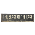 Killington Aluminum Wall Art: The Beast of the East-Black-Killington Sports