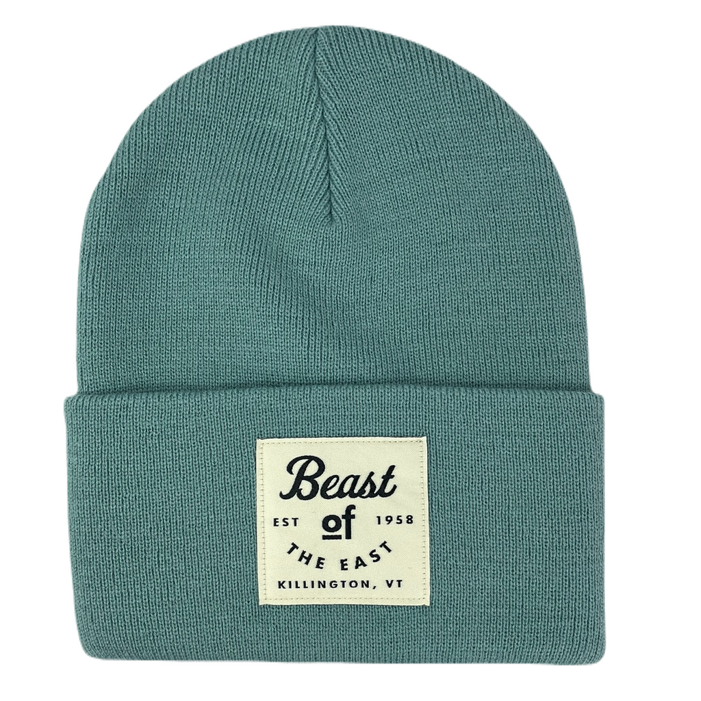 Killington Beast of the East Tall Cuffed Beanie-Teal-Killington Sports