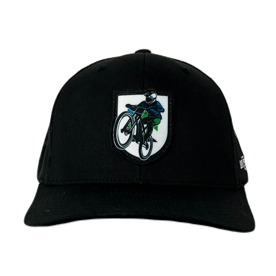 Killington Bike Park 112 Biker Shield Trucker-Black-Killington Sports