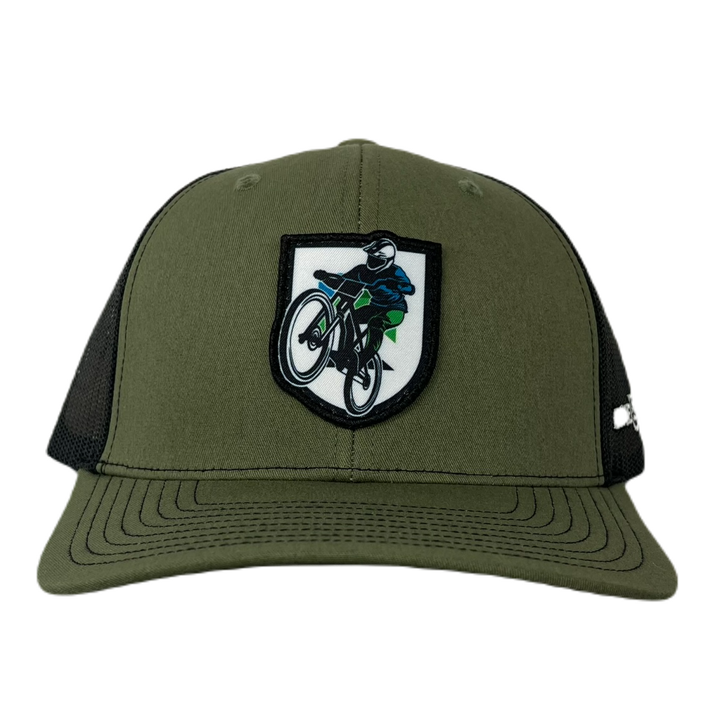 Killington Bike Park 112 Biker Shield Trucker-Loden/Black-Killington Sports