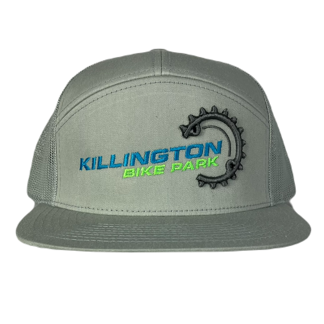 Killington Bike Park 168 3D Chain Trucker Hat-Quarry-Killington Sports