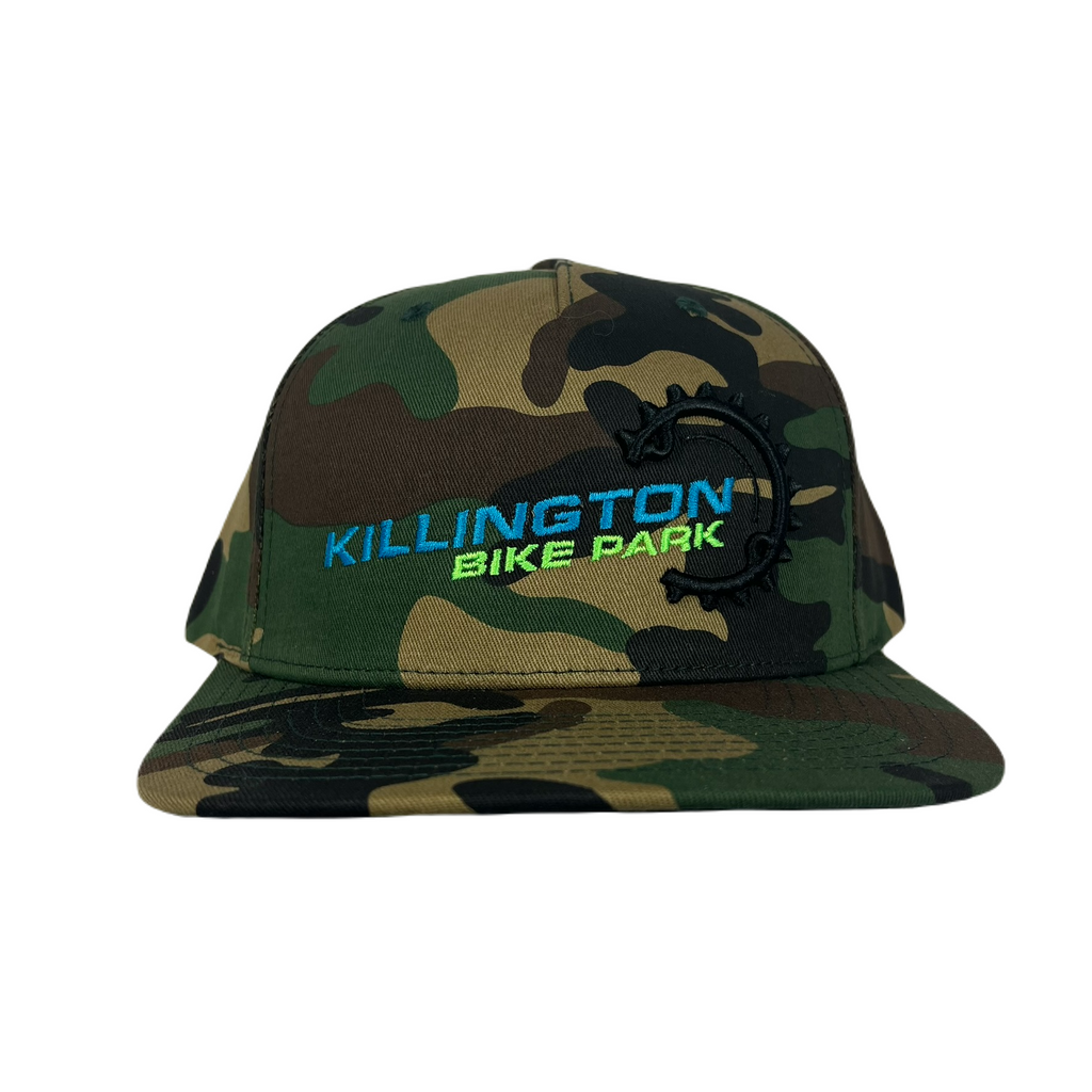 Killington Bike Park 255 3D Chain Hat-Green Camo-Killington Sports