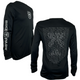 Killington Bike Park 'Bike Trails' Youth Tech Long Sleeve Tee-Black-Killington Sports