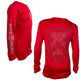 Killington Bike Park 'Bike Trails' Youth Tech Long Sleeve Tee-Sport Red-Killington Sports