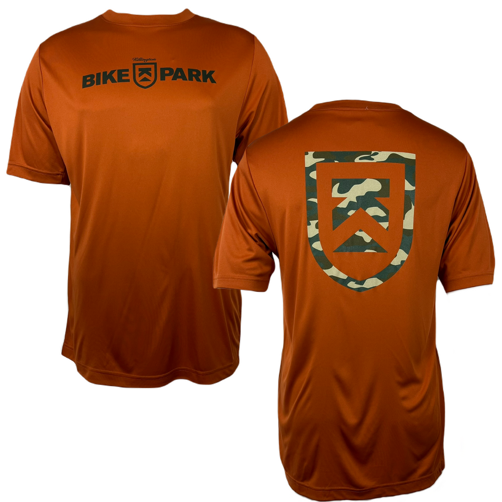 Killington Bike Park Camo Shield Tech TShirt-Killington Sports