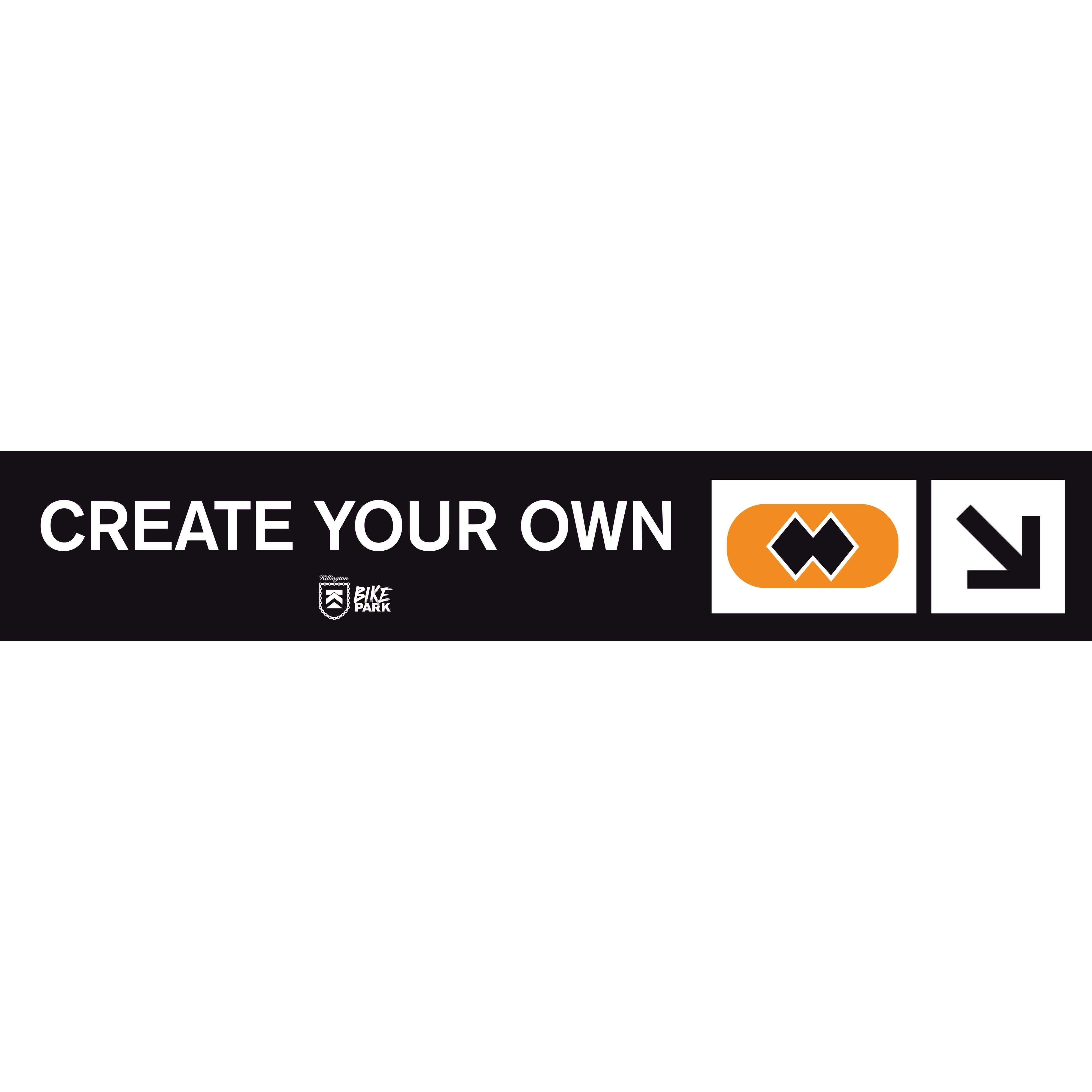 Killington Bike Park Create Your Own Custom Trail Sign-Jump Trail-Killington Sports