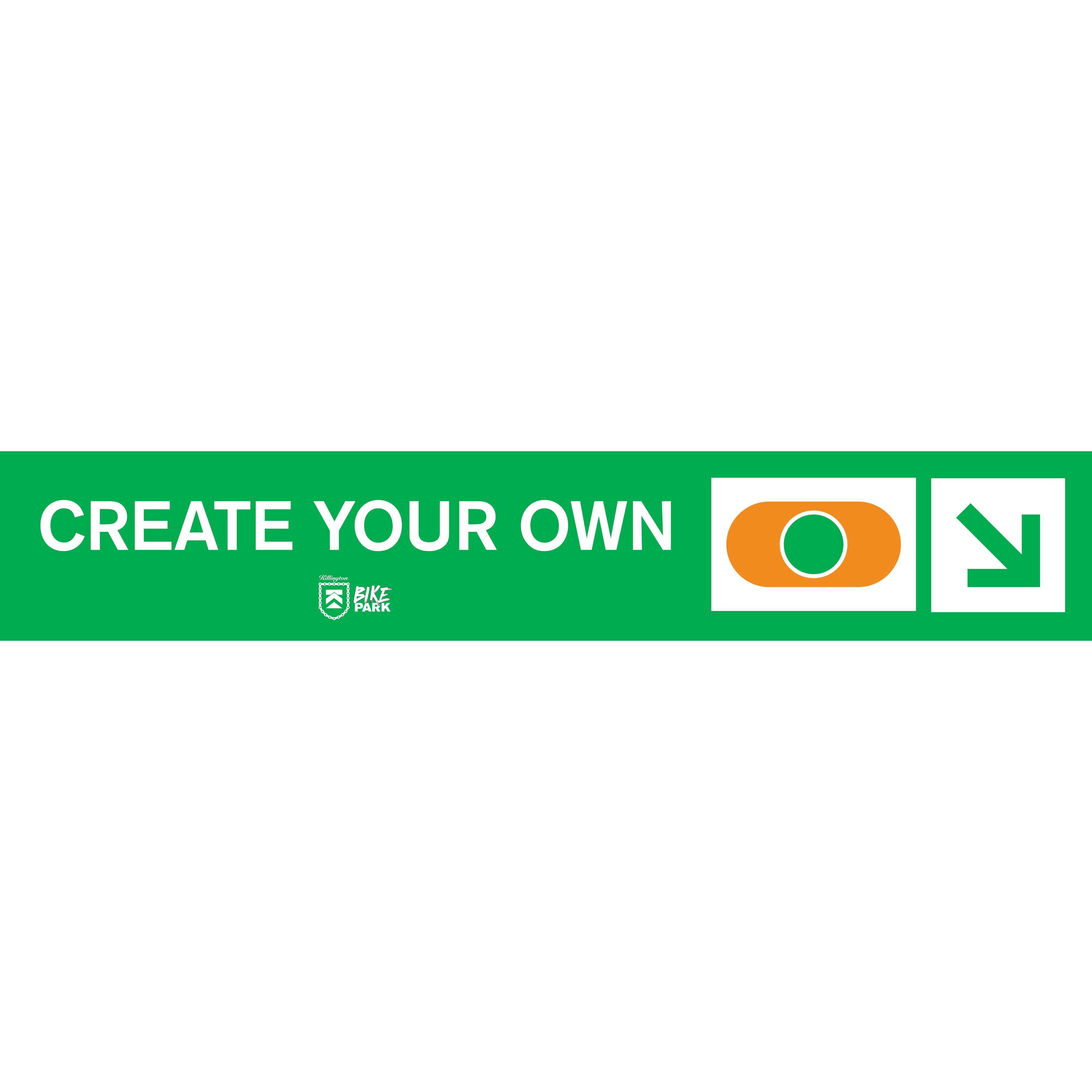 Killington Bike Park Create Your Own Custom Trail Sign-Jump Trail-Killington Sports