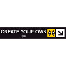 Killington Bike Park Create Your Own Custom Trail Sign-Martini Glasses (Double Black Only)-Killington Sports