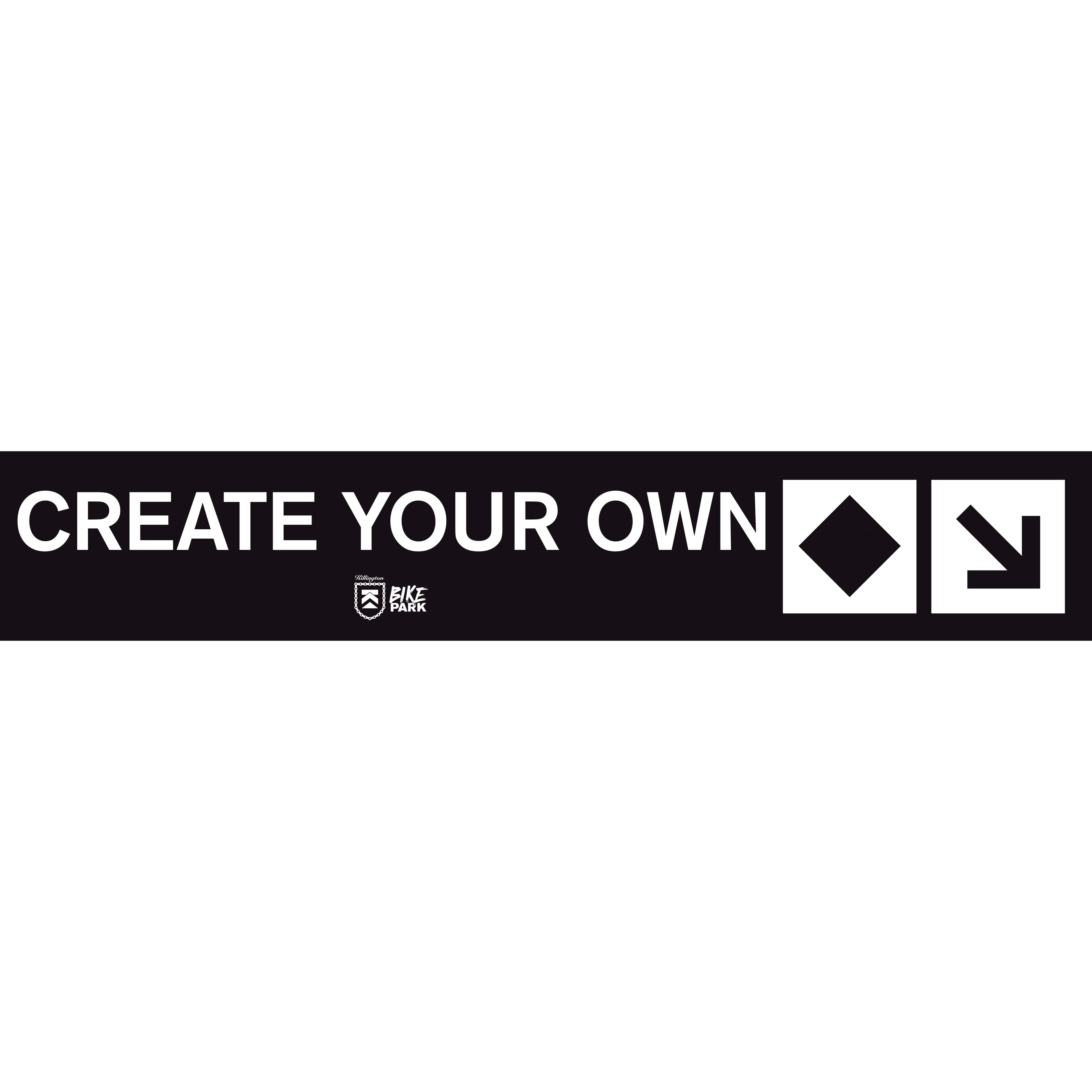 Killington Bike Park Create Your Own Custom Trail Sign-Regular Trail-Killington Sports