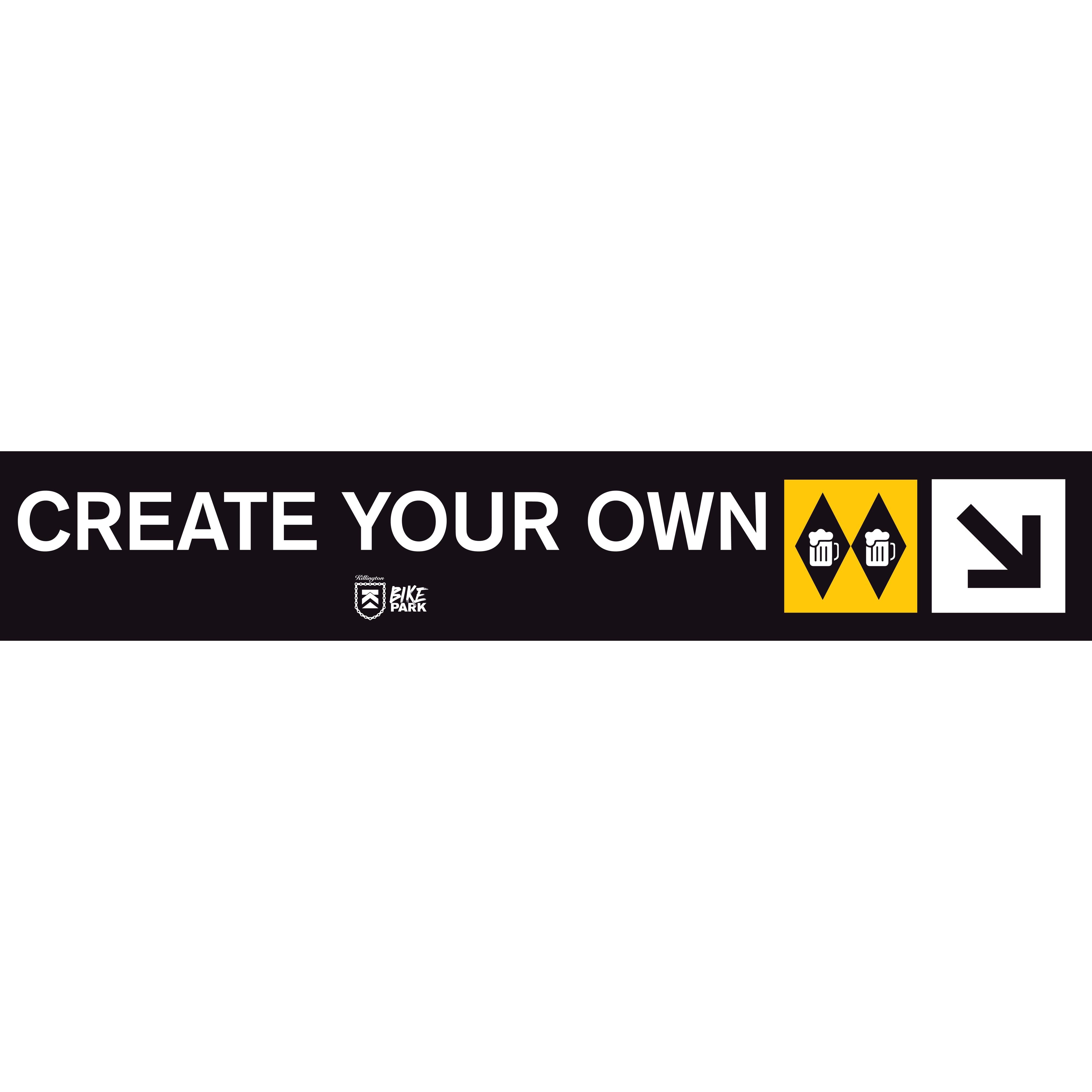Killington Bike Park Create Your Own Custom Trail Sign-Technical Trail-Killington Sports
