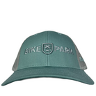 Killington Bike Park Embroidery 115 3D Trucker Hat-Smoke Blue/Aluminum-Killington Sports