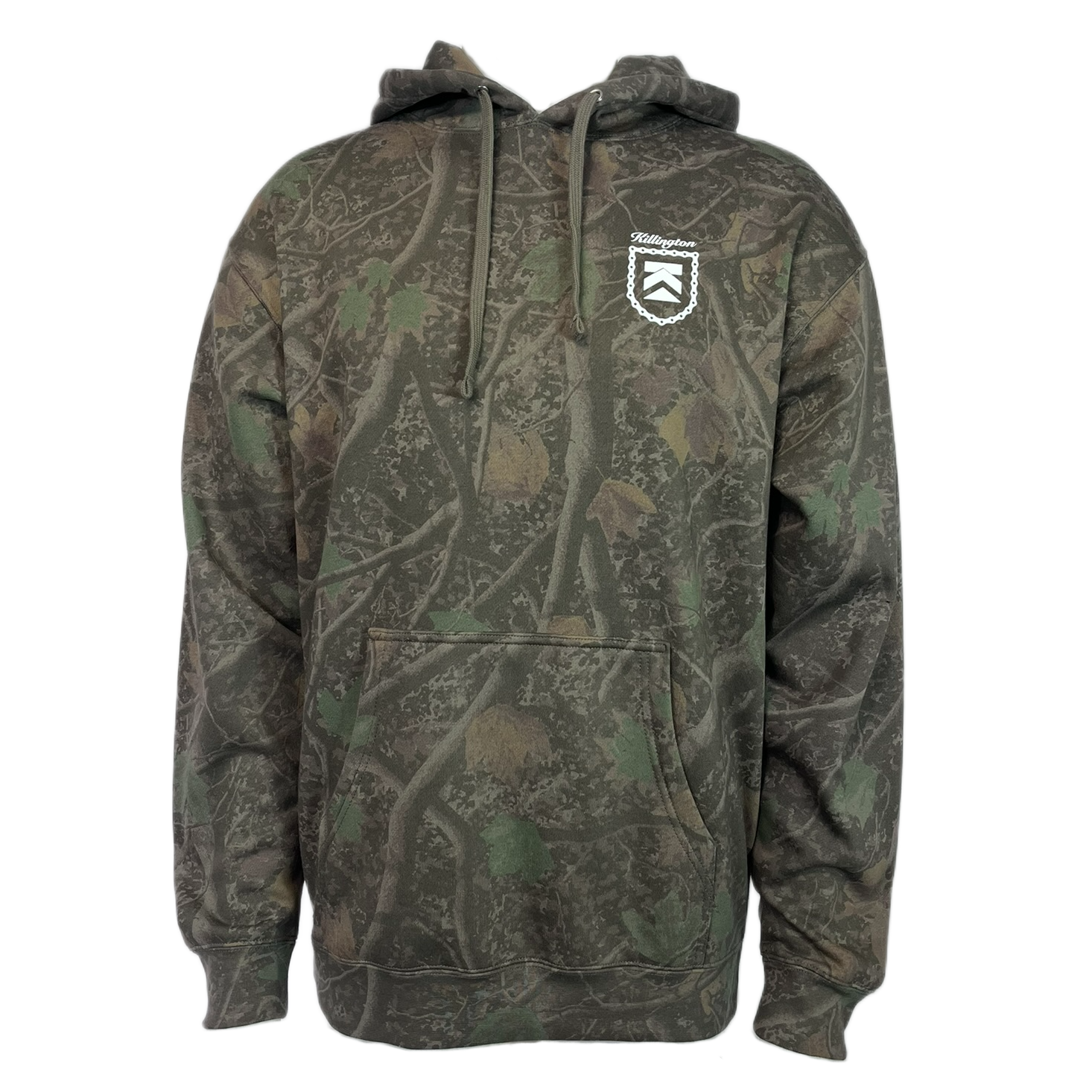 Killington Bike Park Heavyweight Hoodie-Darkwood Tree Camo-Killington Sports