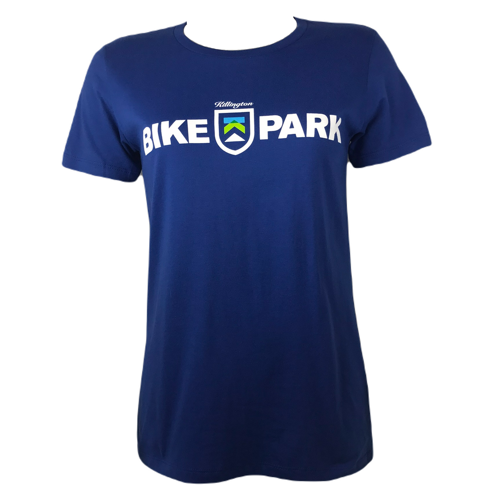 Killington Bike Park Logo Women's TShirt-Royal-Killington Sports