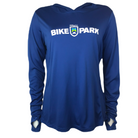 Killington Bike Park Logo Women's Tech Hoodie-True Royal-Killington Sports