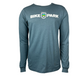 Killington Bike Park Long Sleeve TShirt-Heather Slate-Killington Sports