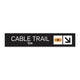 Killington Bike Park MINI Metal Trail Signs-Cable Trail-Killington Sports