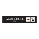 Killington Bike Park MINI Metal Trail Signs-Goat Skull-Killington Sports