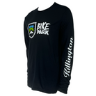 Killington Bike Park PosiCharge Tech Long Sleeve Tee-Black-Killington Sports