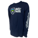 Killington Bike Park PosiCharge Tech Long Sleeve Tee-True Navy-Killington Sports