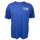 Killington Bike Park Tri-Blend Wicking Raglan Short Sleeve Tee-True Royal Heather-Killington Sports