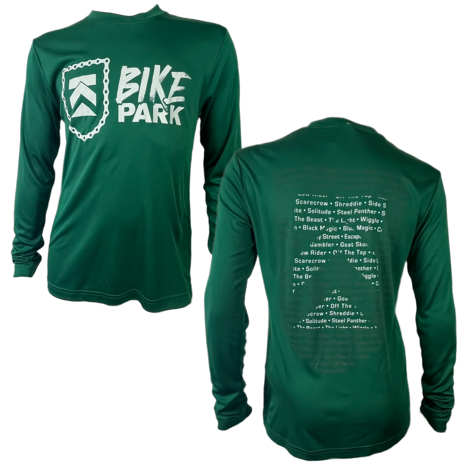 Killington Bike Trails Youth Long Sleeve Tee-Sport Forest-Killington Sports