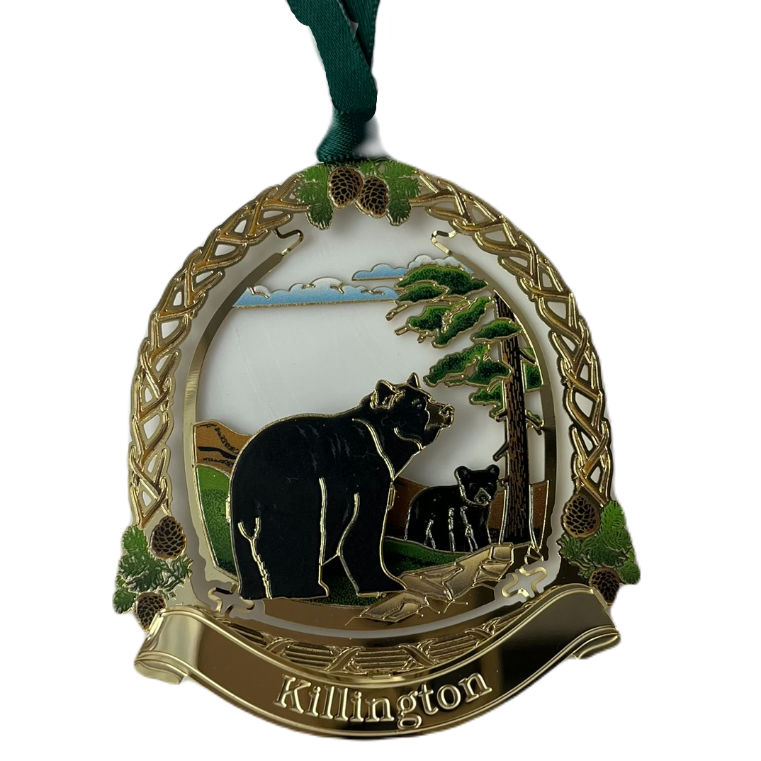 Killington Black Bear Family Ornament-Killington Sports