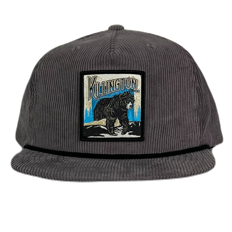 Killington Blues Tour Corduroy Rope Cap-Ash-Killington Sports