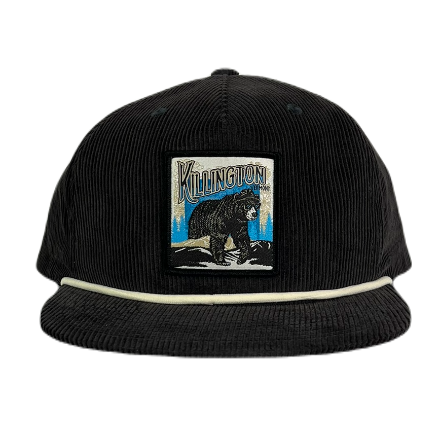 Killington Blues Tour Corduroy Rope Cap-Black-Killington Sports