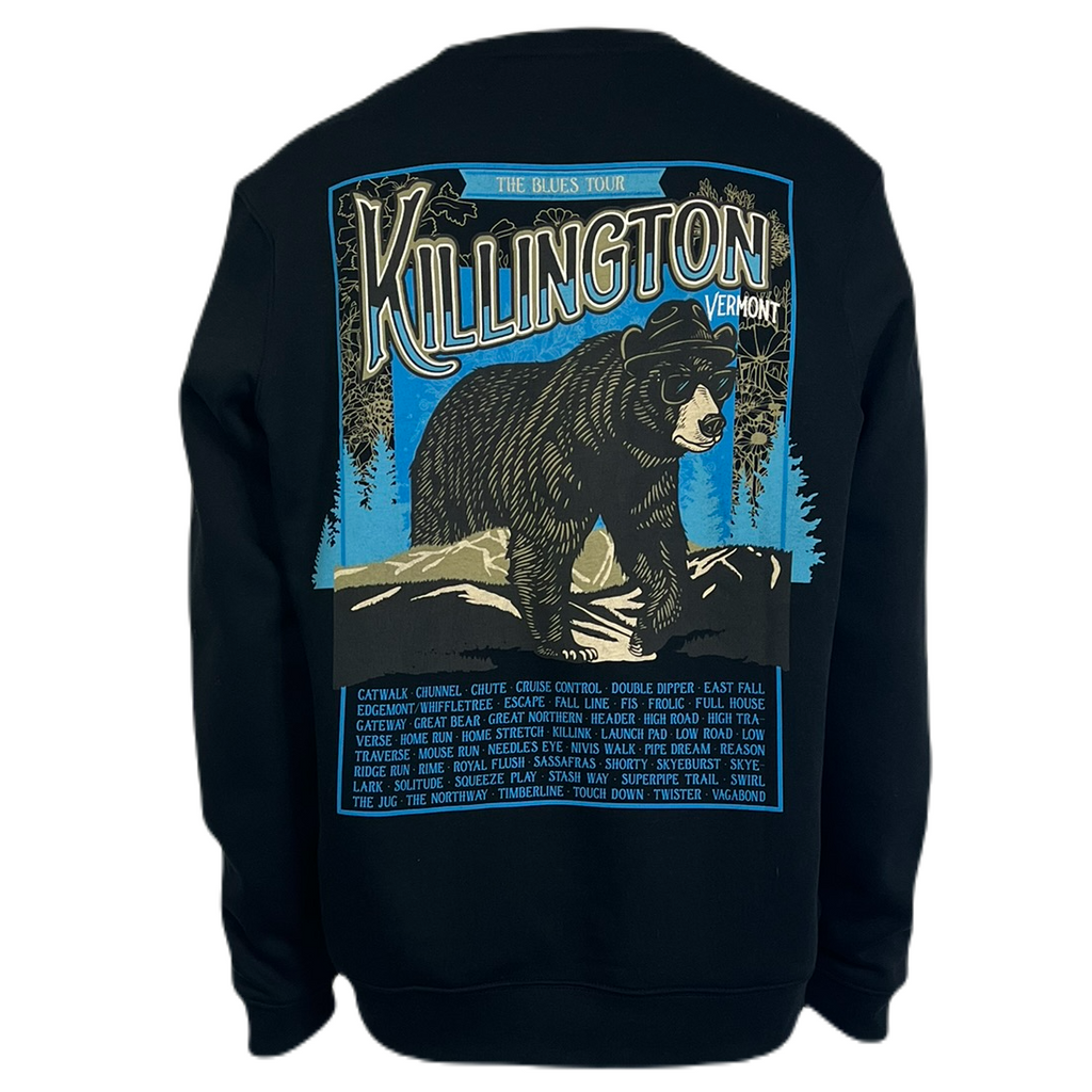 Killington Blues Tour Crew Sweatshirt-Killington Sports