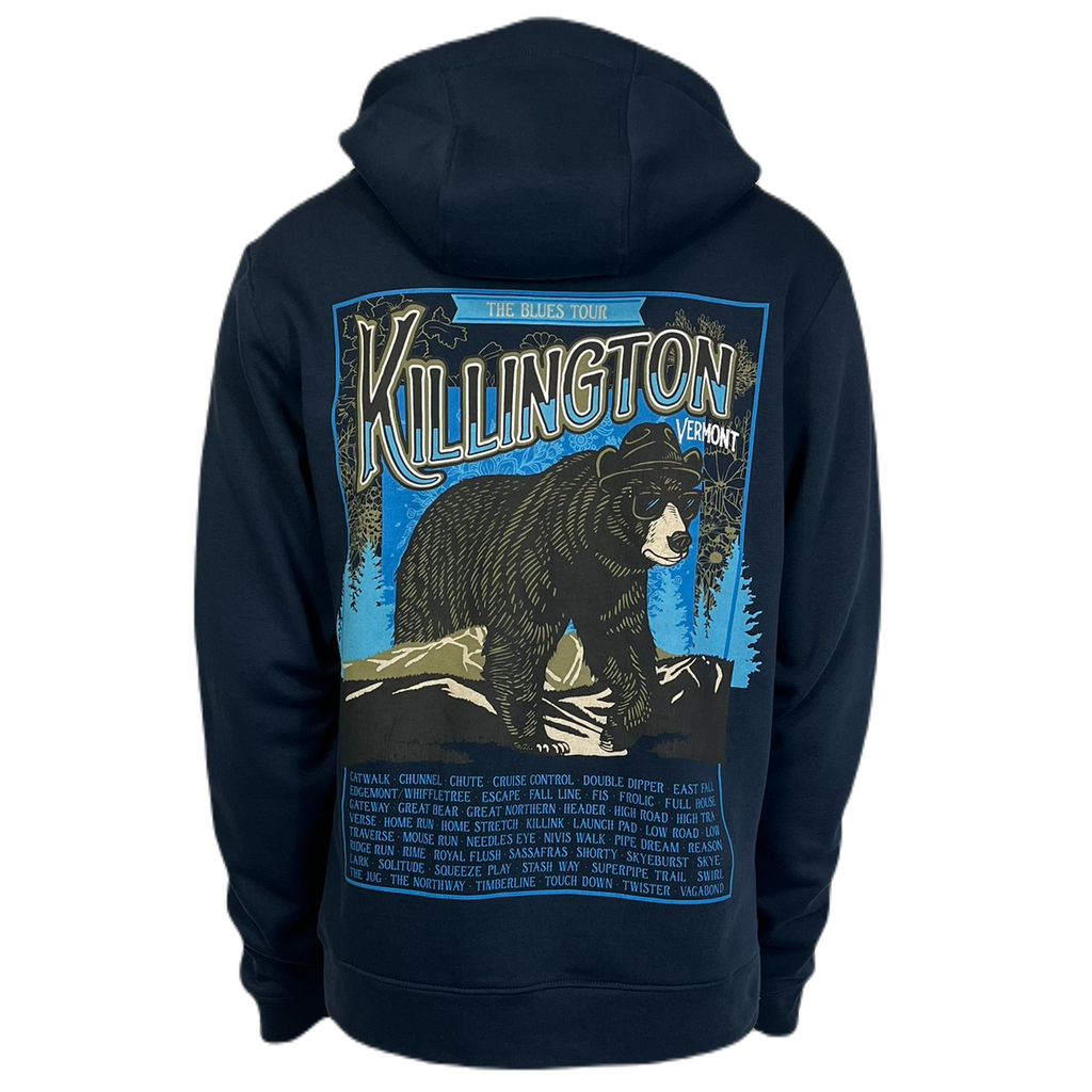 Killington Blues Tour Full Zip Hoodie-Killington Sports