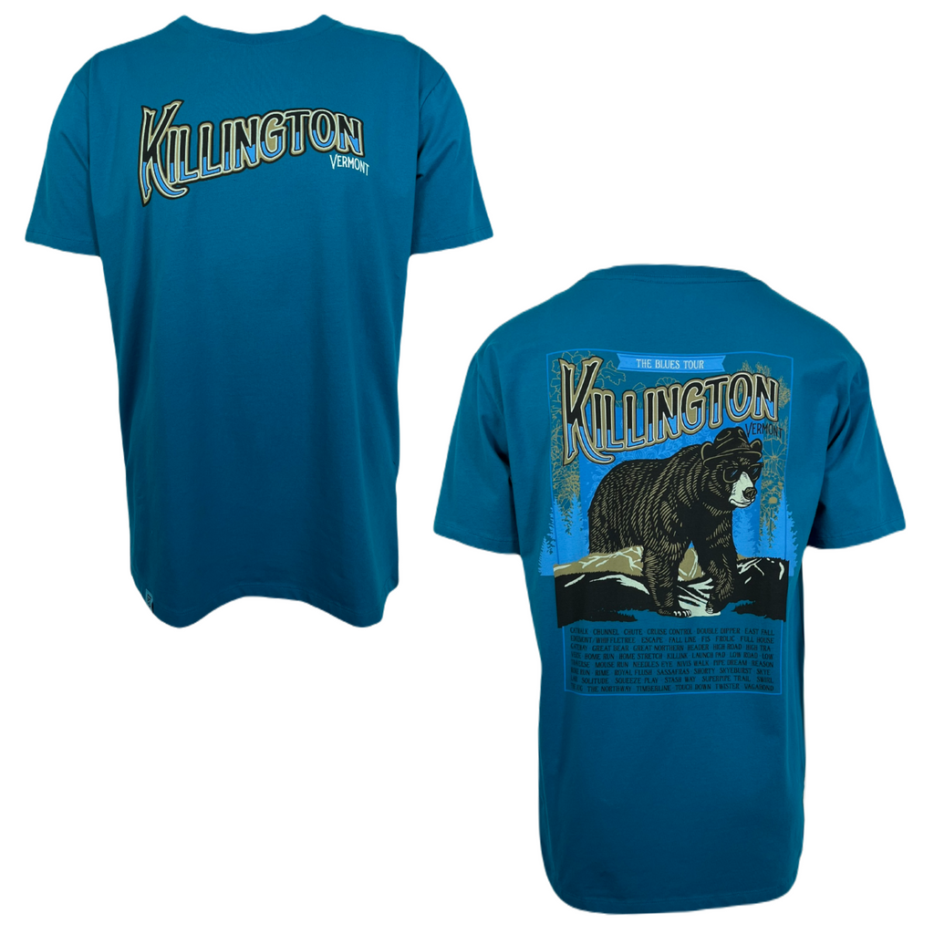 Killington Blues Tour Short Sleeve Tee-Electric Blue-Killington Sports