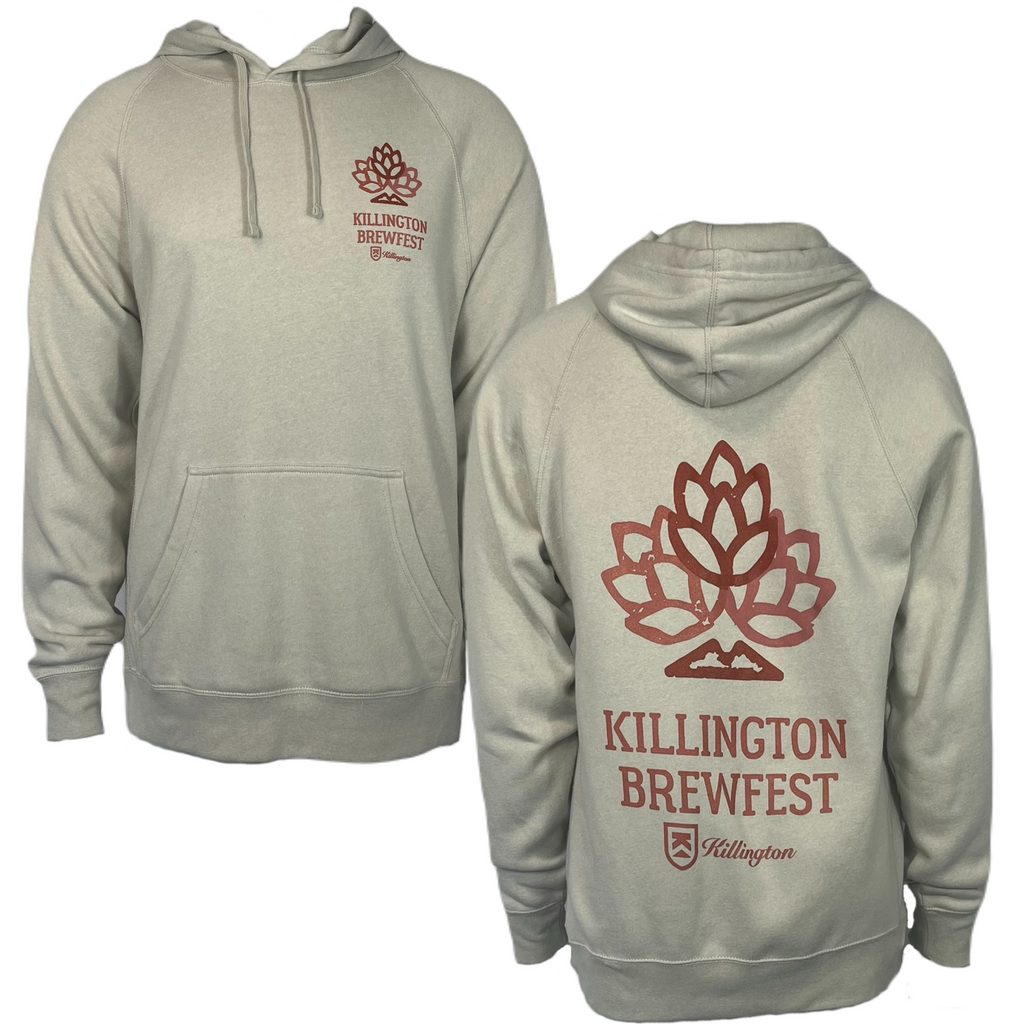 Killington Brewfest 2024 Hoodie-Heather Stone-Killington Sports