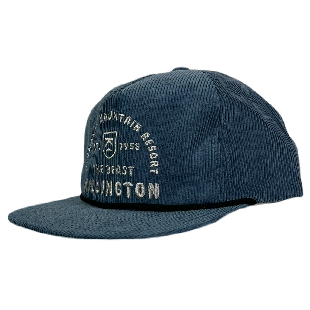 Killington Bubble Letters Corduroy Rope Cap-Seal Gray-Killington Sports