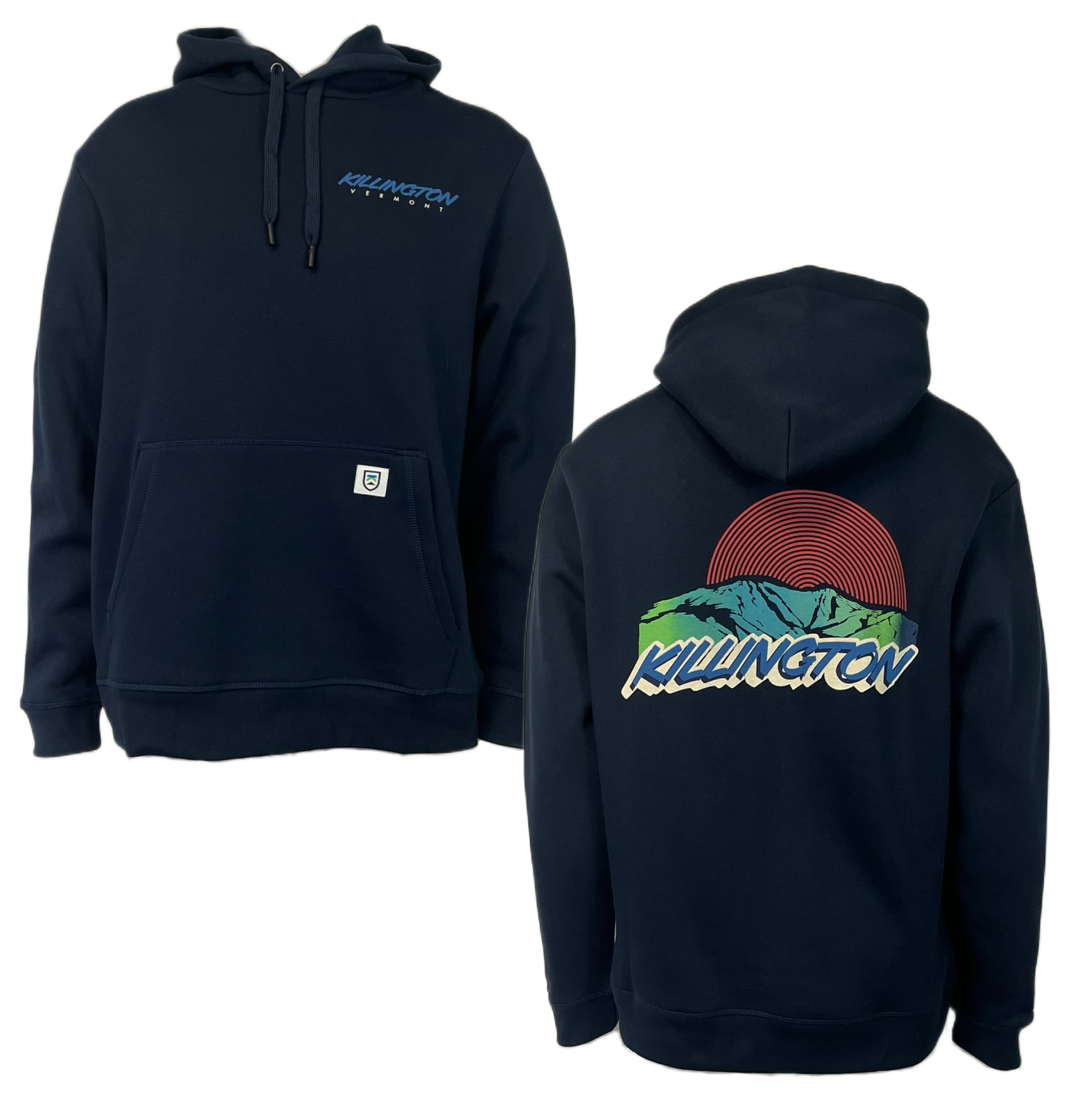 Killington Chill Sunrise Hoodie-Classic Navy-Killington Sports
