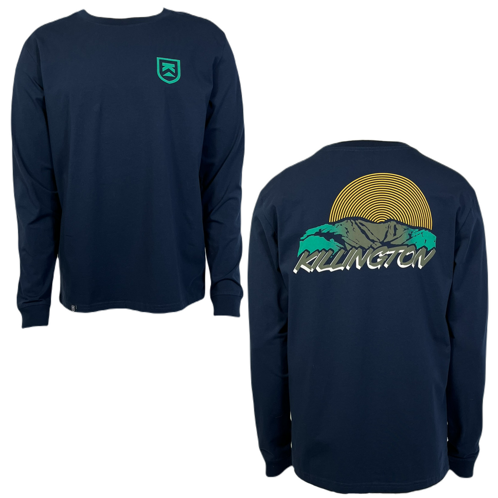 Killington Chill Sunrise Long Sleeve Tee-Classic Navy-Killington Sports