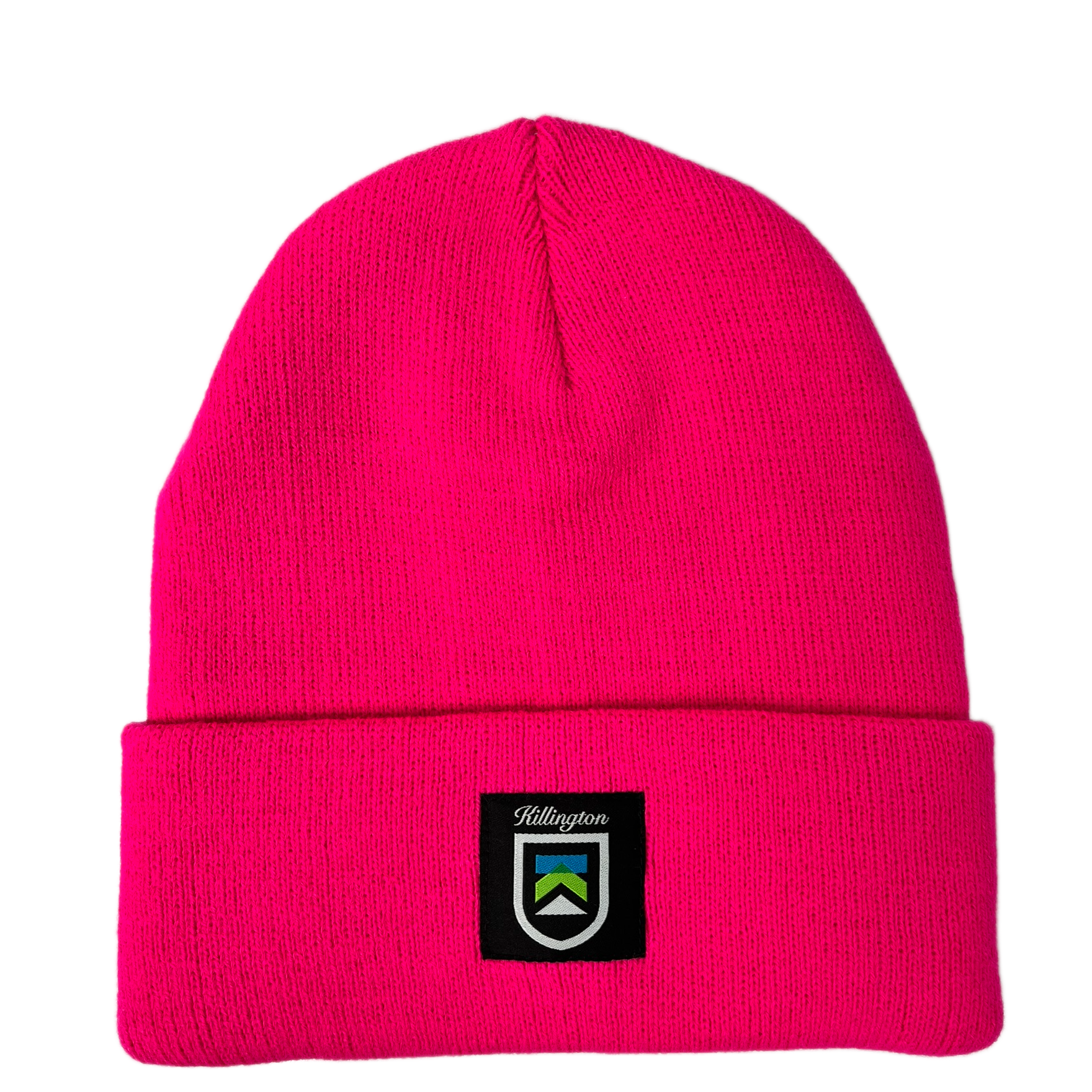 Killington Classic Ribbed Beanie-Flourescent Pink-Killington Sports