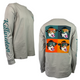 Killington Cow Quadrant Long Sleeve Tee-Antartica-Killington Sports