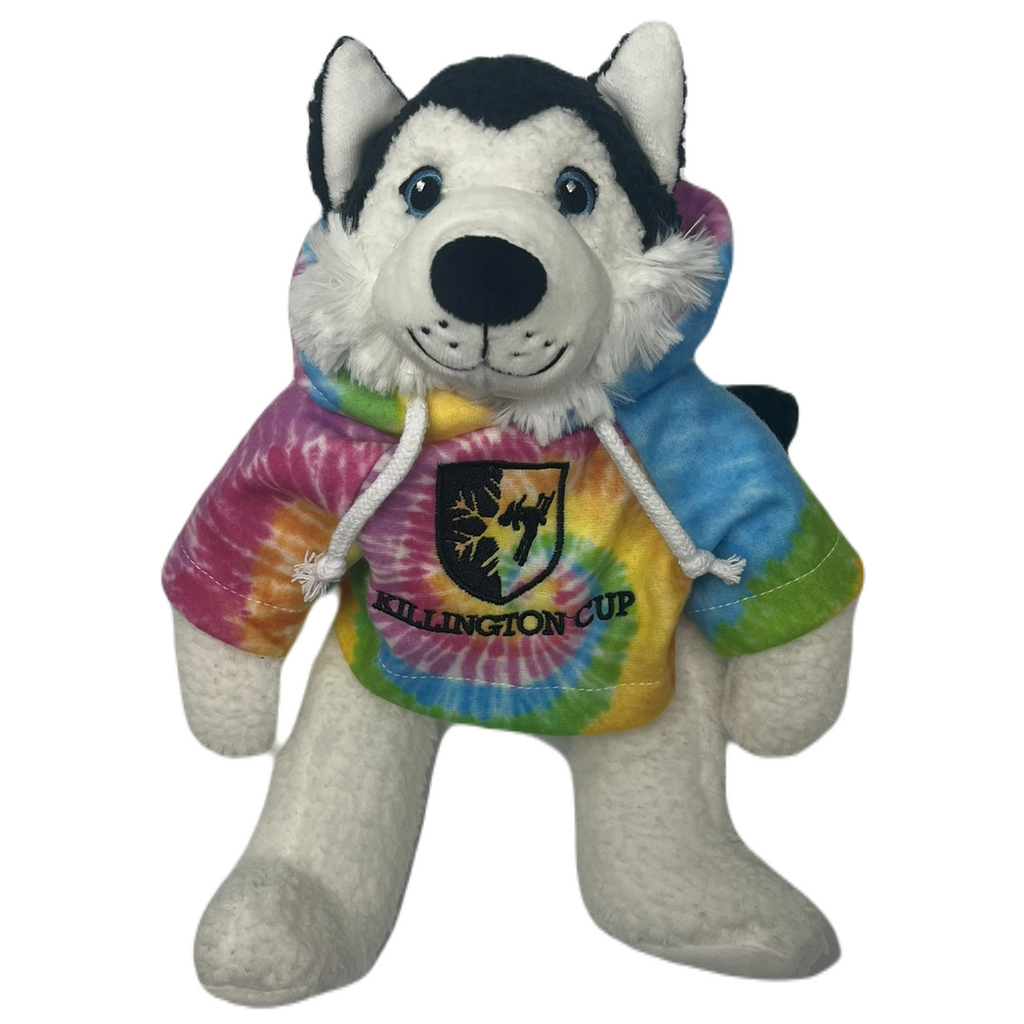 Killington Cup Logo 10" Husky Stuffed Animal-Classic Tie Dye Hoody-Killington Sports