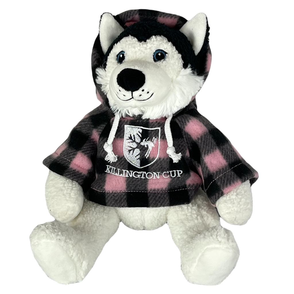 Killington Cup Logo 10" Husky Stuffed Animal-Pink Jack-Killington Sports