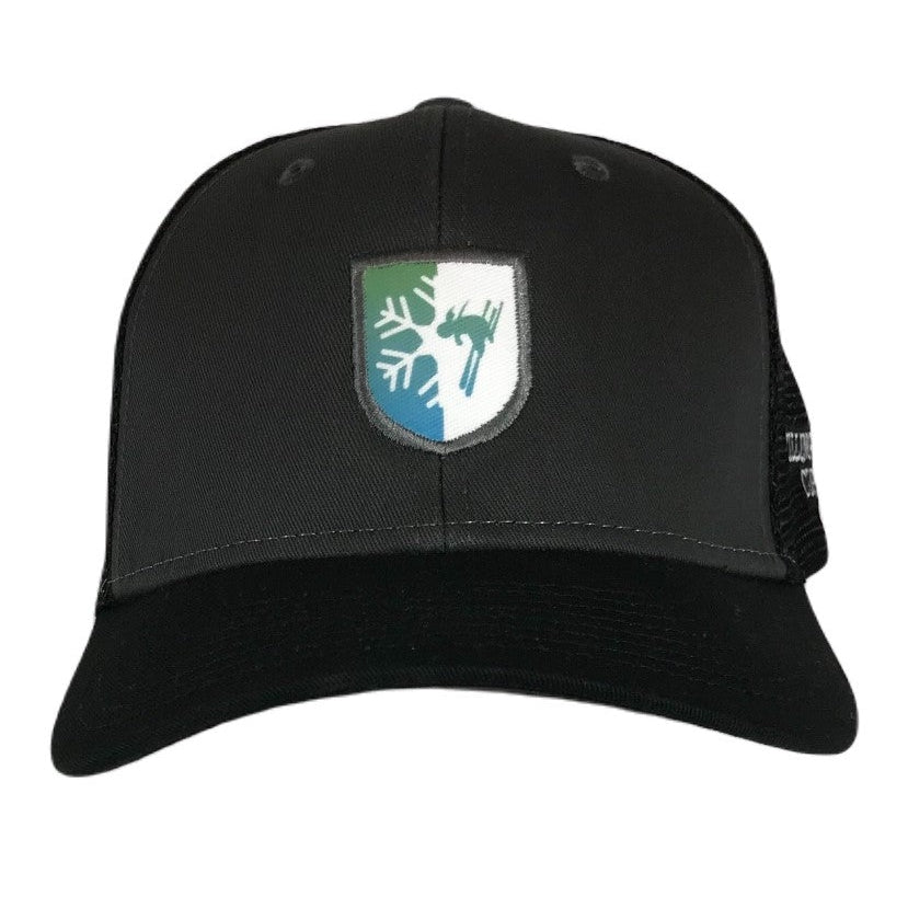Killington Cup Logo Sideline Trucker Hat-Grey/Black-Killington Sports