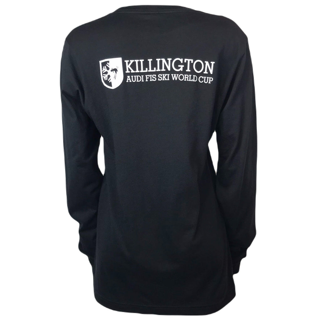 Killington Cup Logo "Ski Like a Girl" Long Sleeve TShirt-Killington Sports