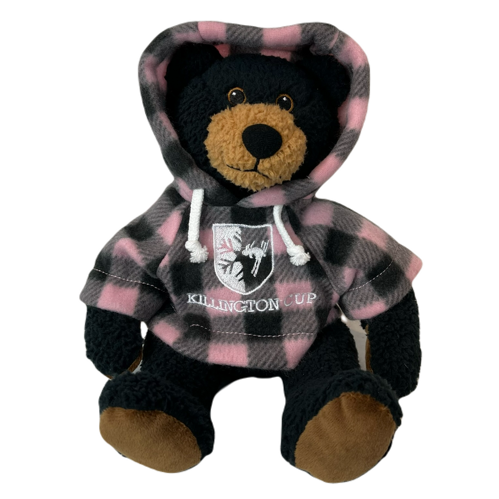 Killington Cup Logo Small Stuffed Black Bear-Pink-Killington Sports