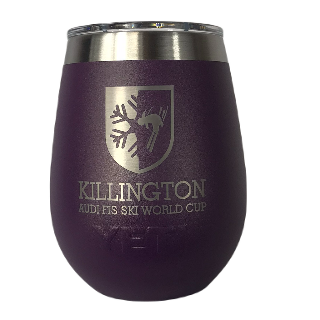 Killington Cup Logo YETI 10oz Wine Tumbler-Nordic Purple-Killington Sports