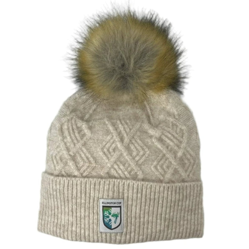 Killington Cup Nova Pom Beanie-Heather Oatmeal-Killington Sports