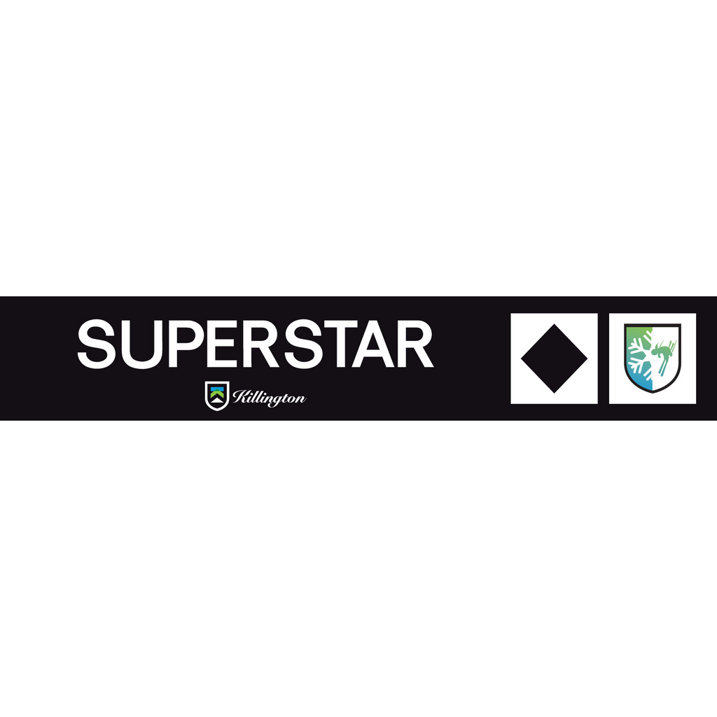 Killington Cup Superstar Trail Sign-Killington Logo-Killington Sports