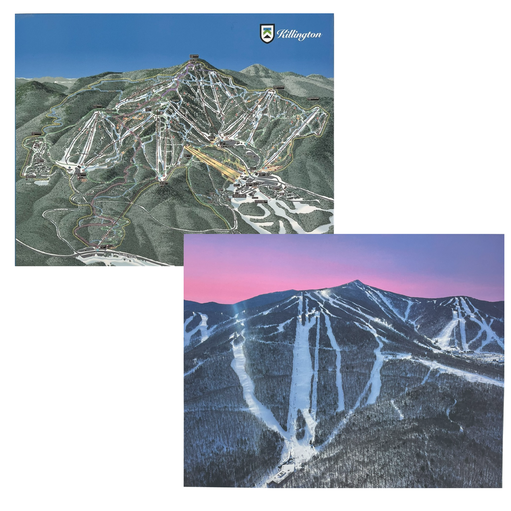 Killington Double Sided 1,000 Piece Puzzle-Killington Trail Map-Killington Sports