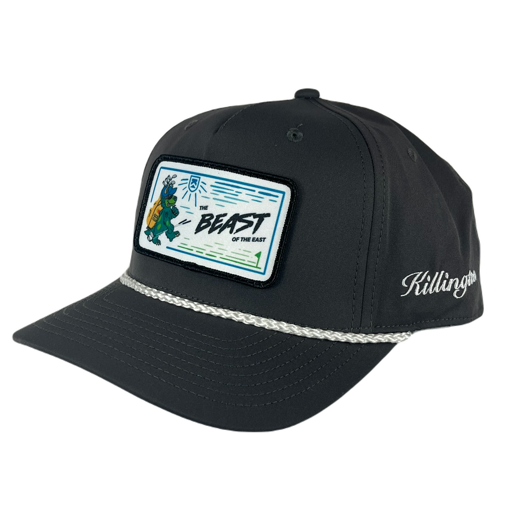 Killington Golf Beast Patch 258 Rope Cap-Dark Grey/White-Killington Sports