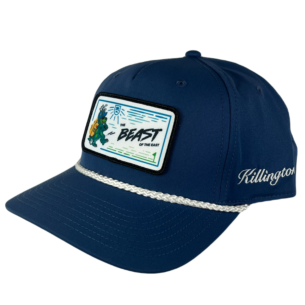 Killington Golf Beast Patch 258 Rope Cap-Light Blue/White-Killington Sports