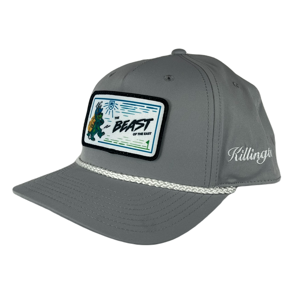 Killington Golf Beast Patch 258 Rope Cap-Light Grey/White-Killington Sports